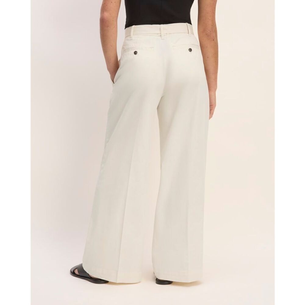 NWT Everlane The Pleated Wide-Leg Chino - Picture 4 of 8